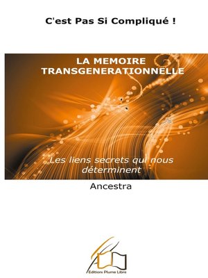 cover image of La mémoire transgénérationnelle